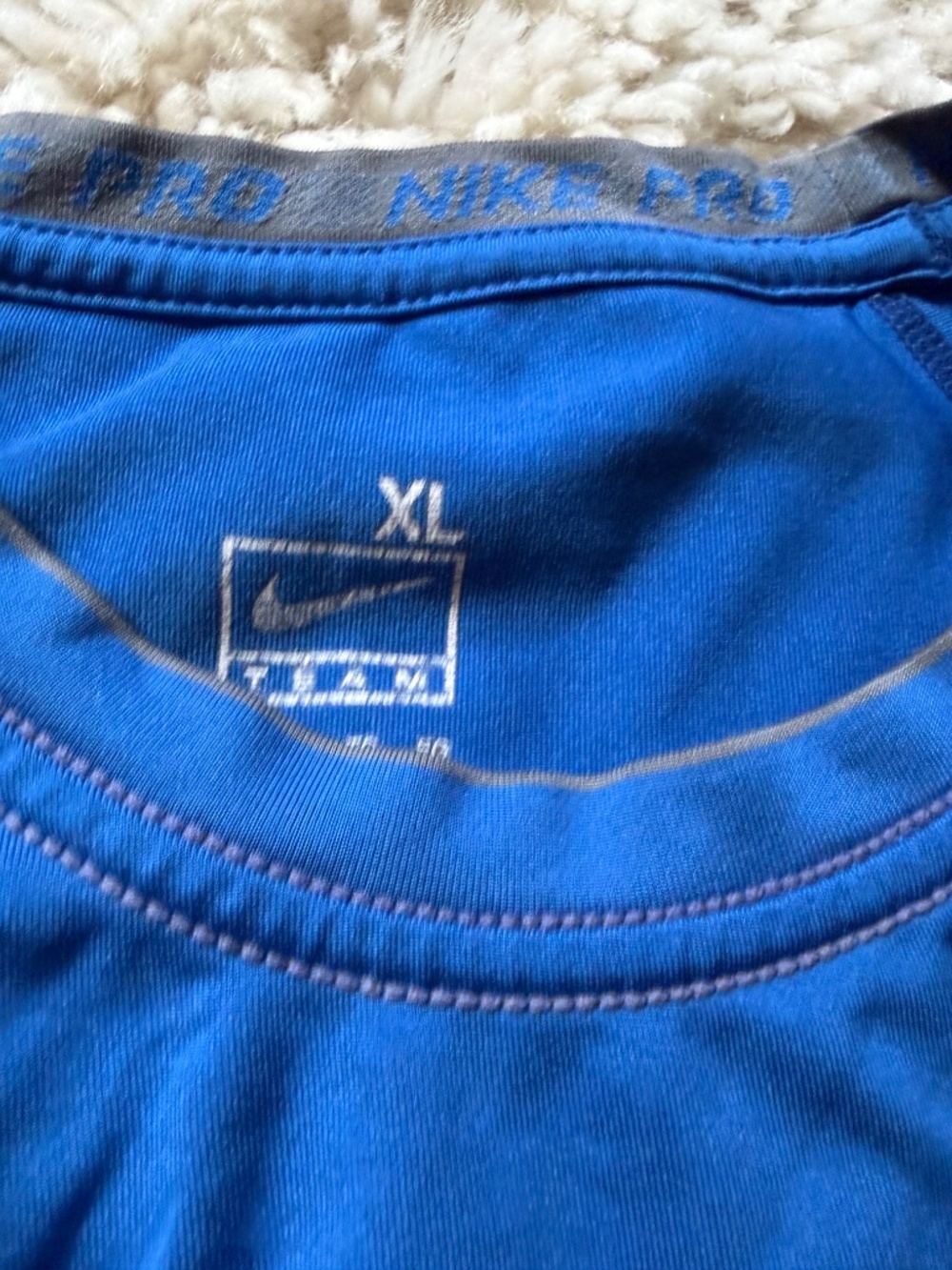 Nike long-sleeve athletic Nike Royals Football Long Sleeve Performance Tee - Roy - Picture 7 of 7